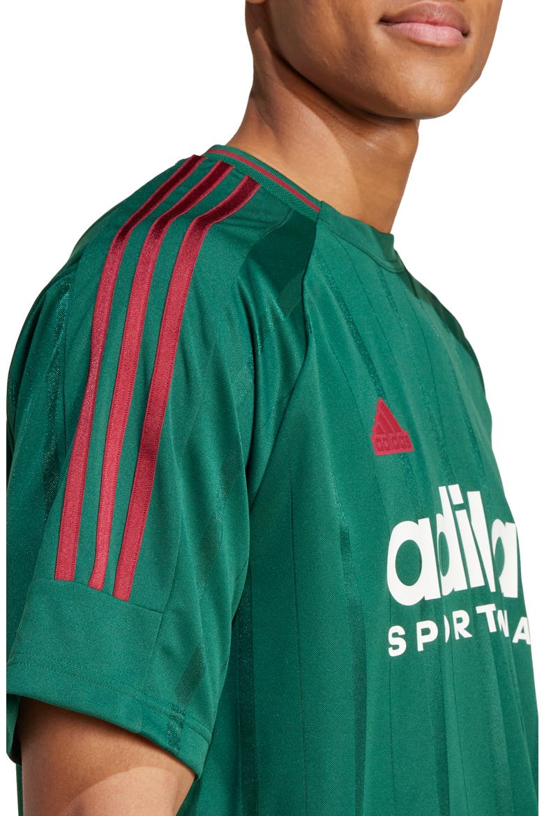 Tiro Nations Pack T-Shirt, Alternate, color, DARK GREEN/ BURGUNDY/ WHITE