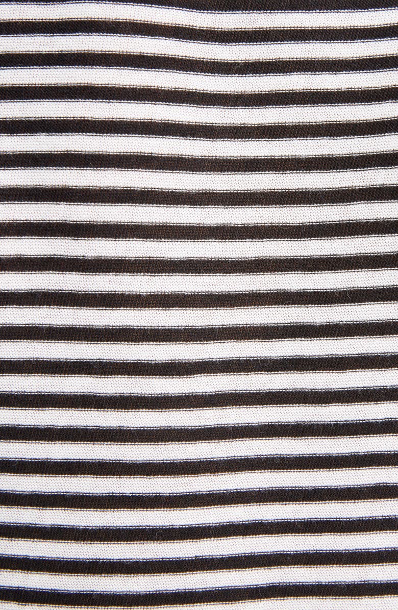 Saint Laurent Logo Stripe Tee, Alternate, color, 