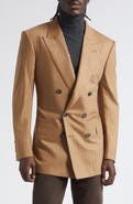 TOM FORD Subtle Saxony Herringbone Stripe Sportcoat