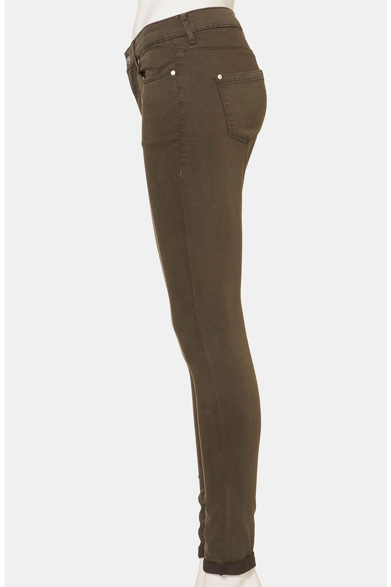 Moto 'Leigh' Skinny Jeans, Alternate, color, DARK KHAKI