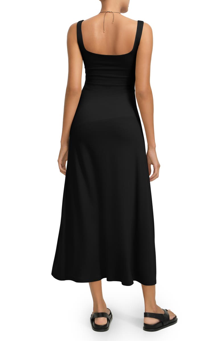 Marcella Margot Sleeveless Midi Dress, Alternate, color, Black