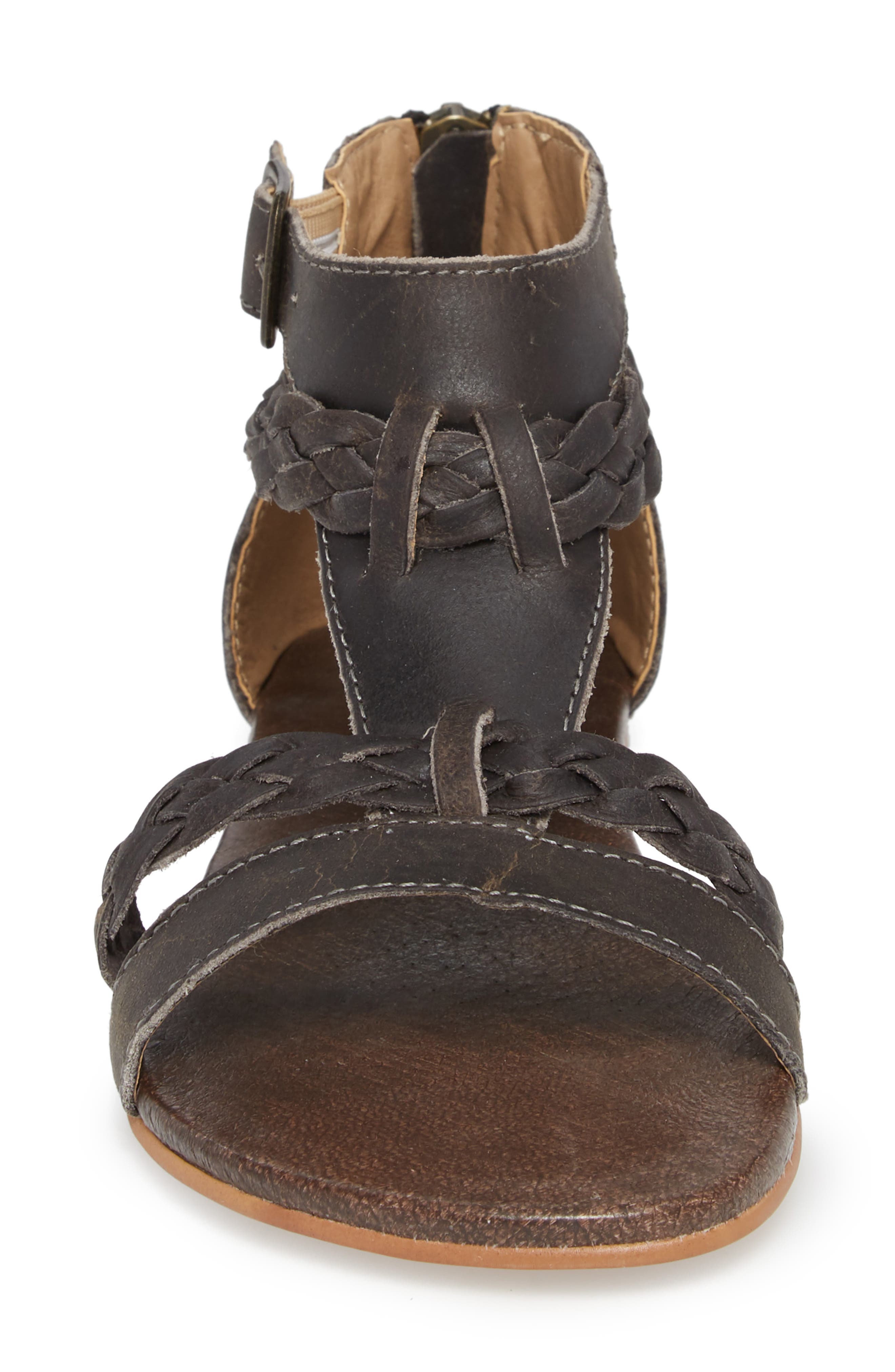 Posey Braided V-Strap Sandal, Alternate, color, SYDNEY BLACK
