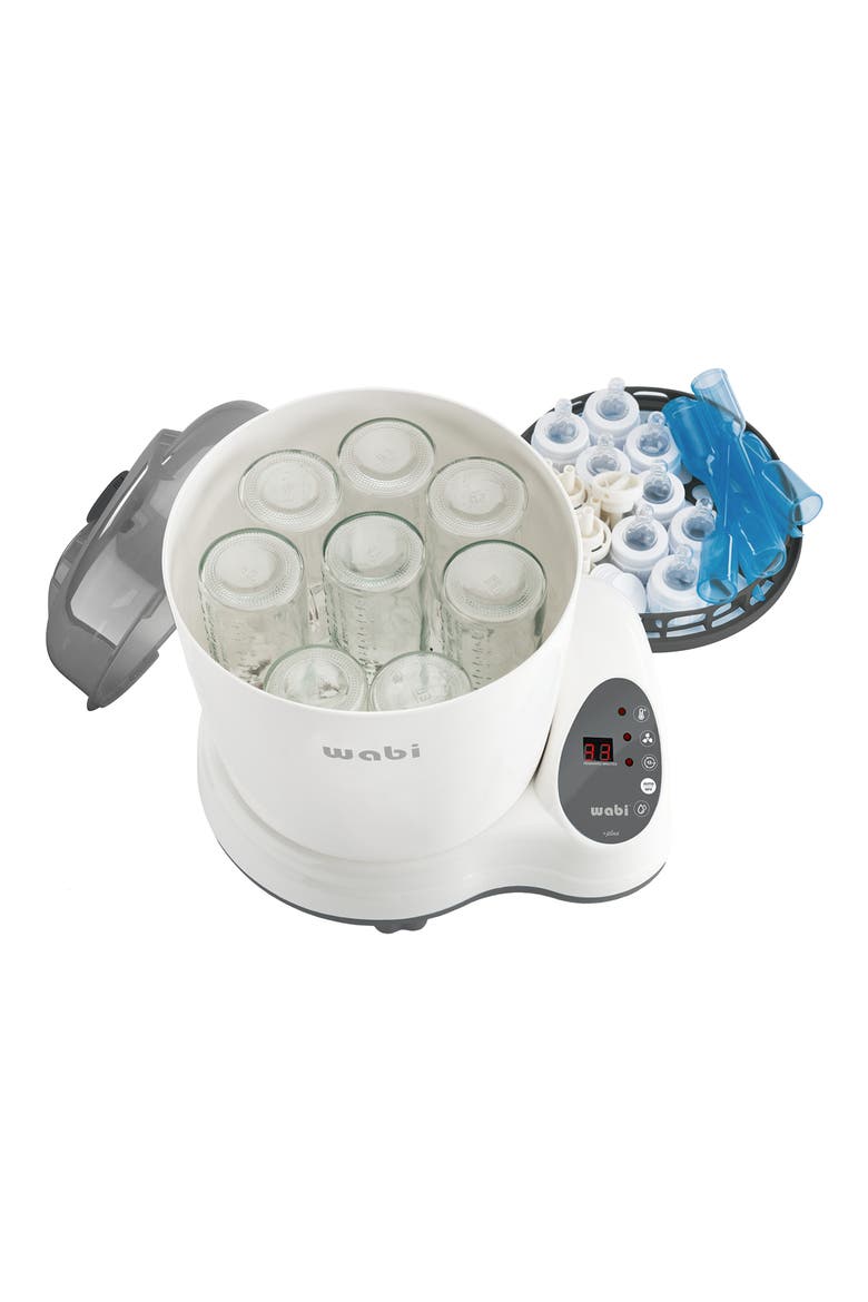 Steam Sanitizer & Dryer, Alternate, color, WHITE