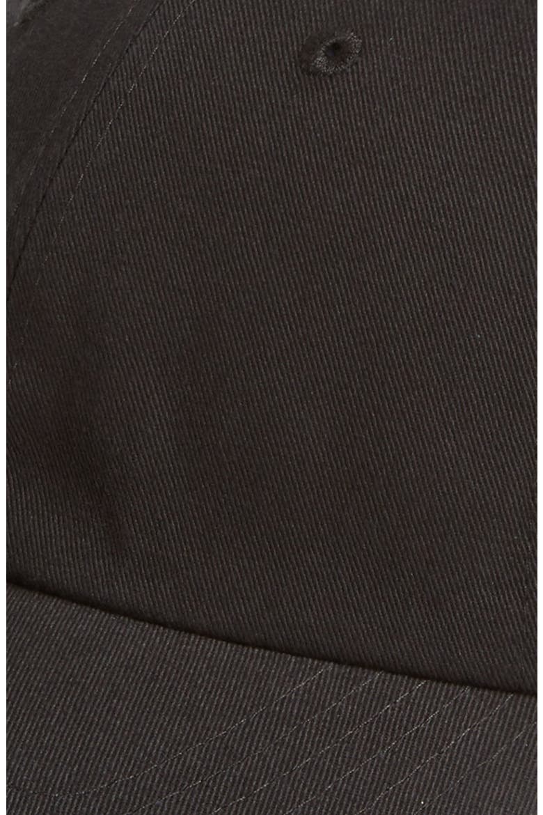 Canvas Baseball Cap, Alternate, color, BLACK