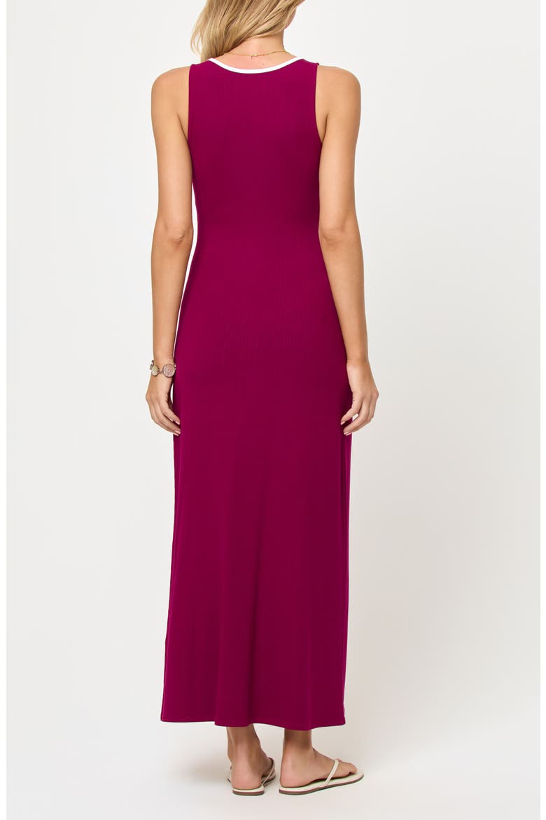 Sayge Maxi Cover-Up Dress, Alternate, color, BERRY JAM CREAM