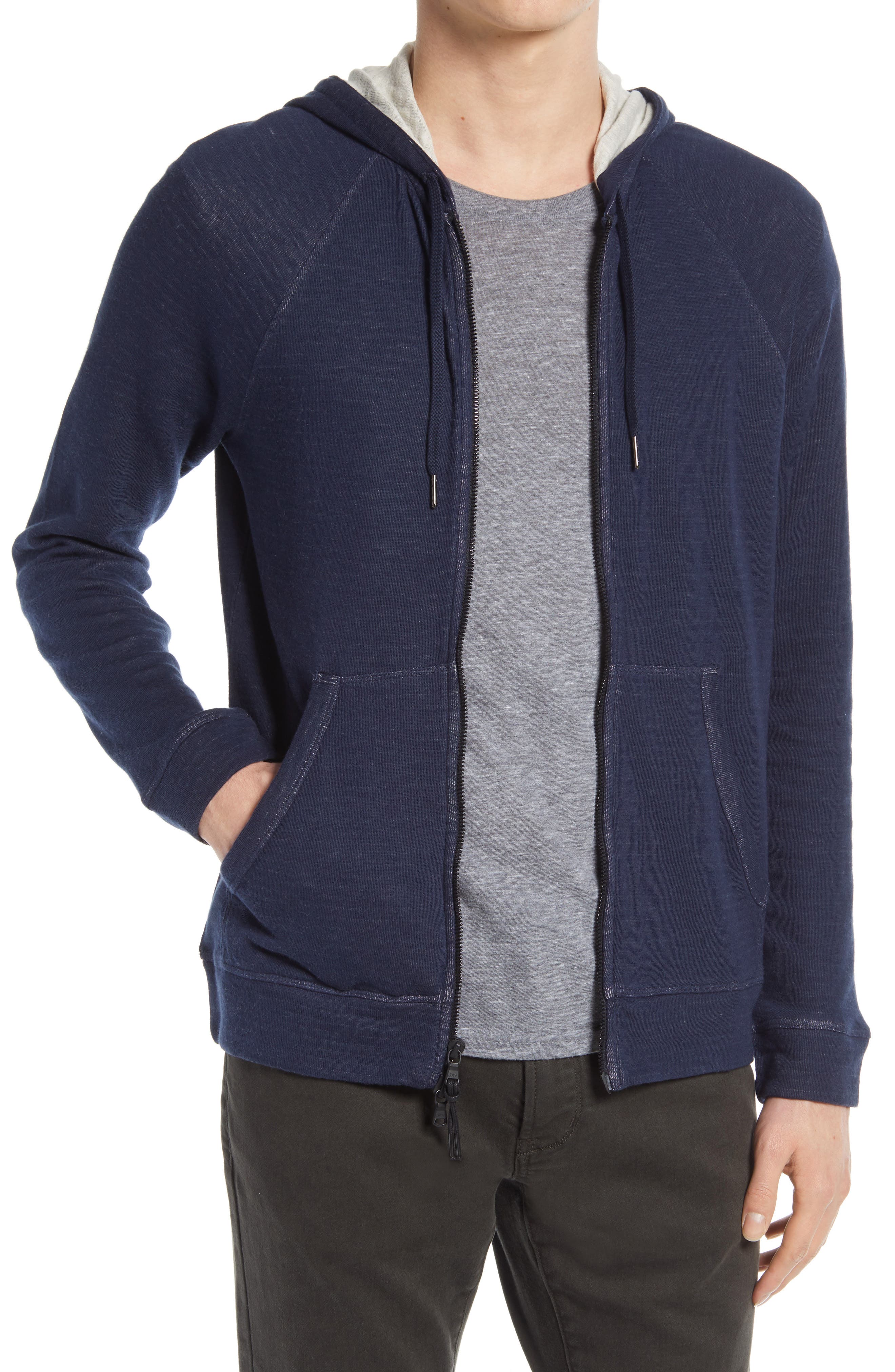 John Varvatos Cotton Blend Hoodie