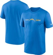 Nike Men's Nike Powder Blue Los Angeles Chargers Horizontal Lockup Legend T-Shirt