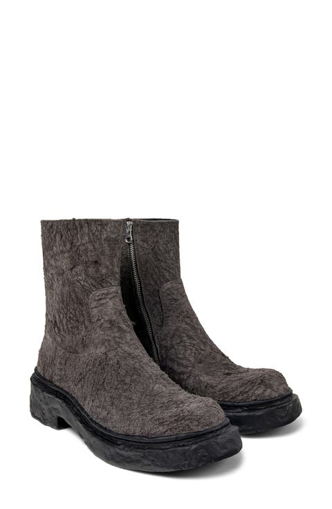 ショートブーツ・ブーティ CAMPER Woman Flat ankle boots Grey K400577-010 MILAH 0 Camper Outlet: Shoes woman - Grey | Camper flat ankle boots