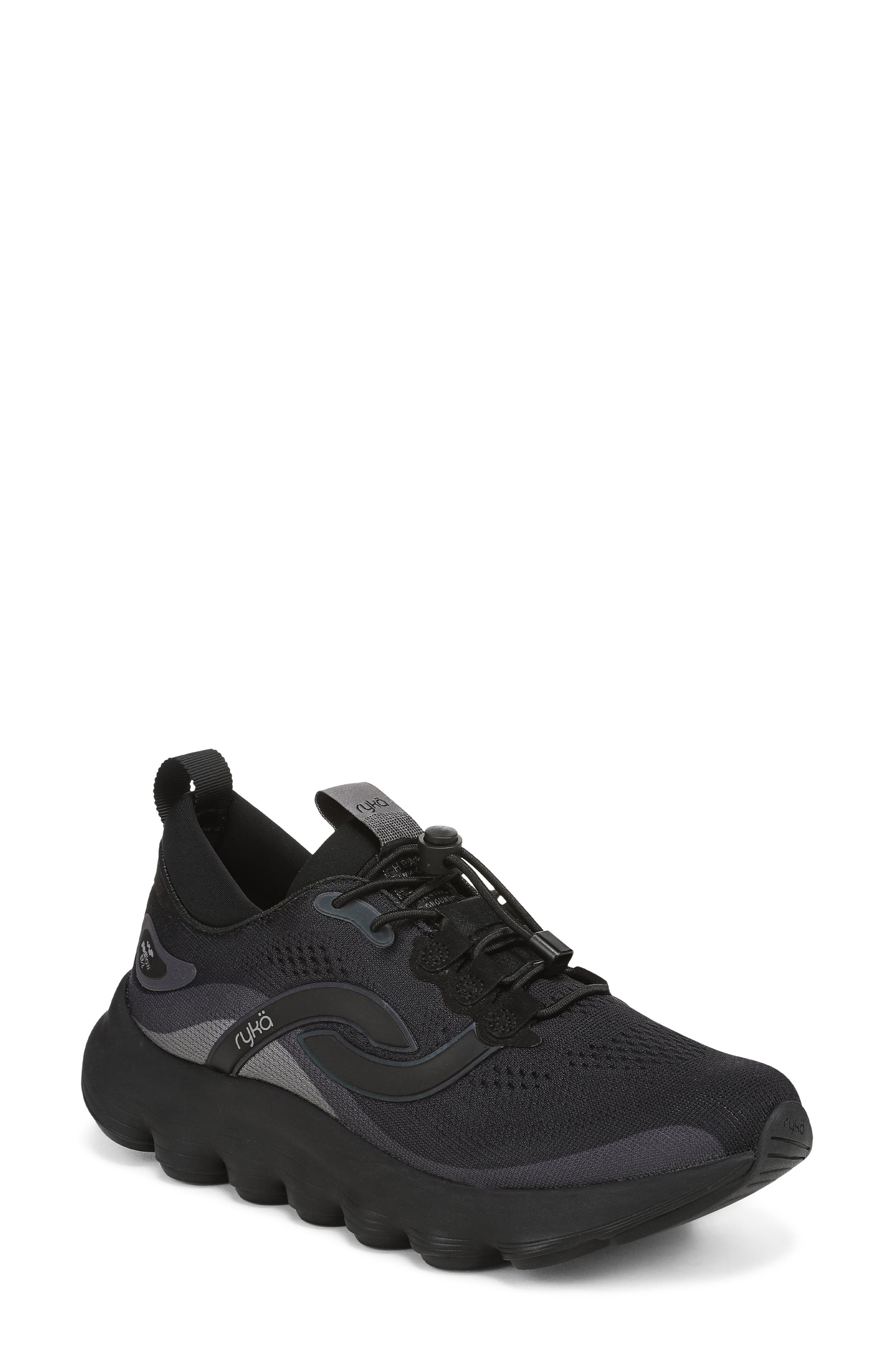 Podflow EZ 2 Walking Sneaker, Main, color, BLACK