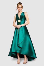Coast Plunge Waterfall Maxi Dress