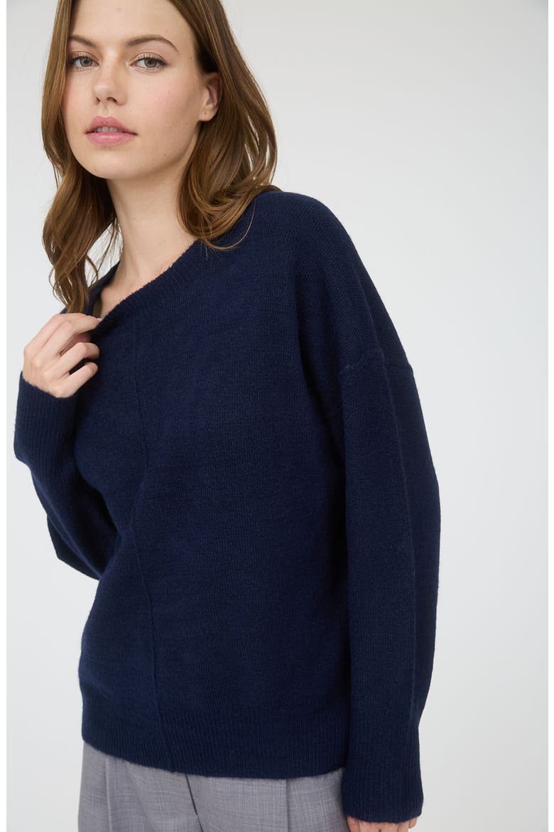 Crewneck Sweater, Alternate, color, NAVY