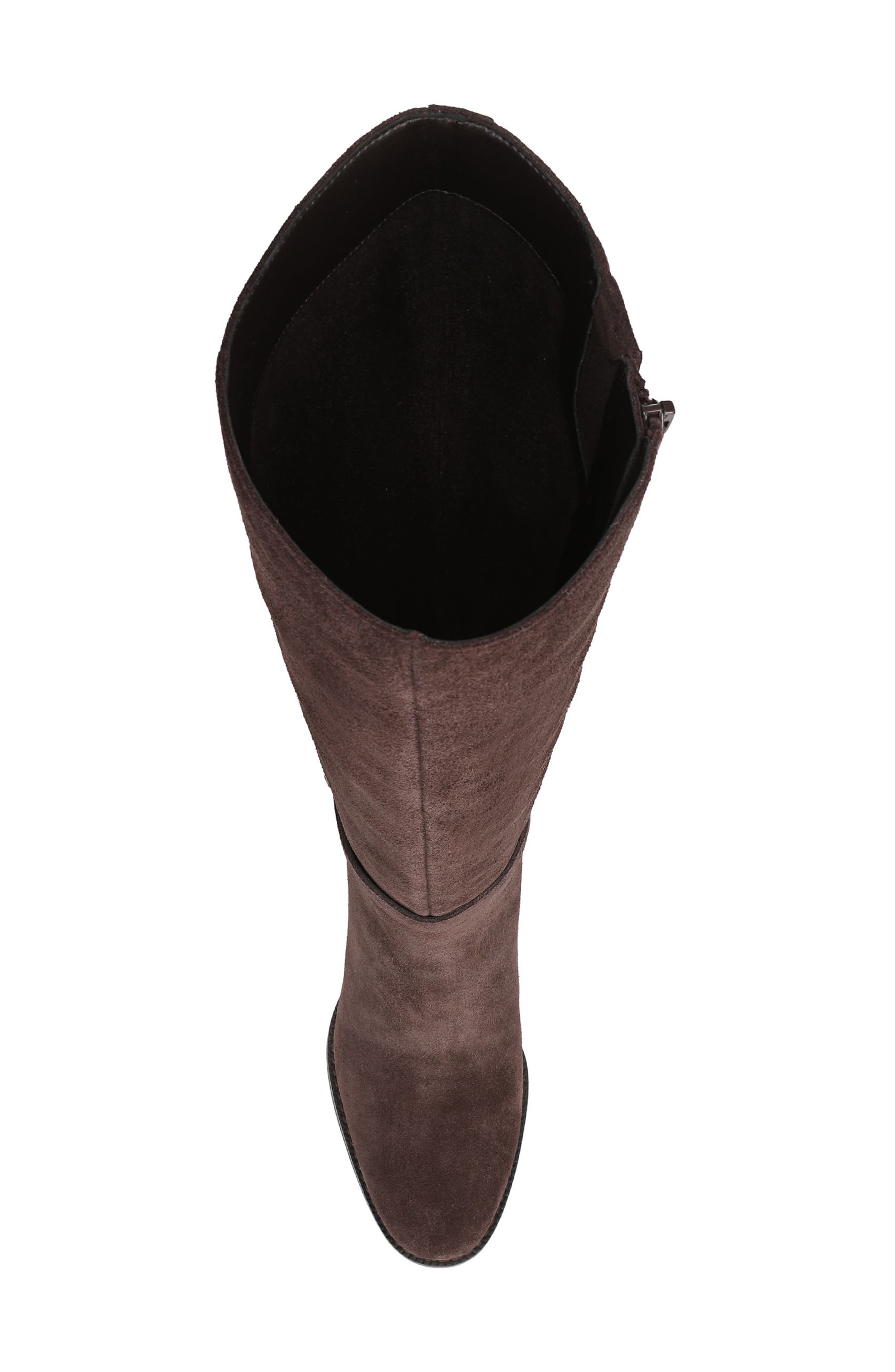 Valora Knee High Boot, Alternate, color, CHOCOLATE GANACHE
