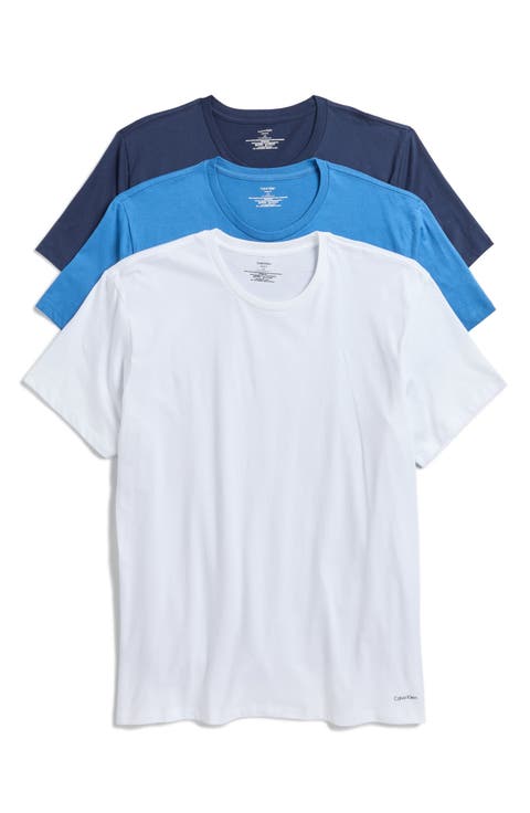 3-Pack Cotton Crewneck Undershirts