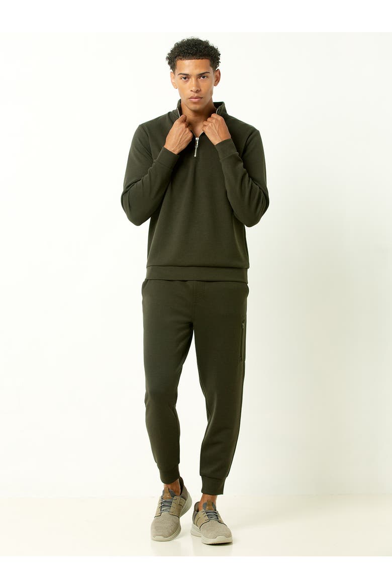 Classic 1/4 Zip Sweatshirt, Alternate, color, Olive