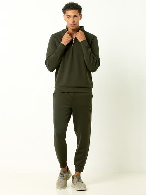 Single Stitch Classic Drawstring Jogger In Green