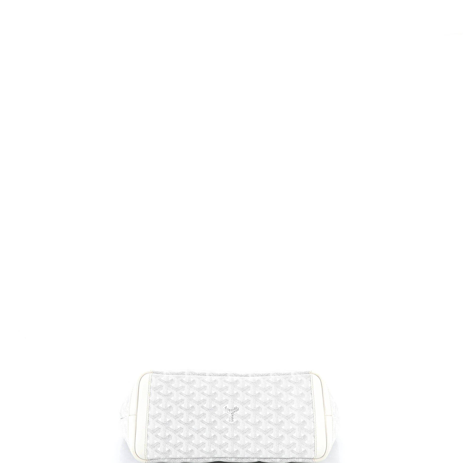 Pre-Owned Goyard Artois Tote Coated Canvas PM, Alternate, color, White