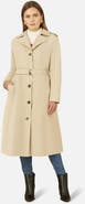 Yumi Collared Neck Belted Trench Coat