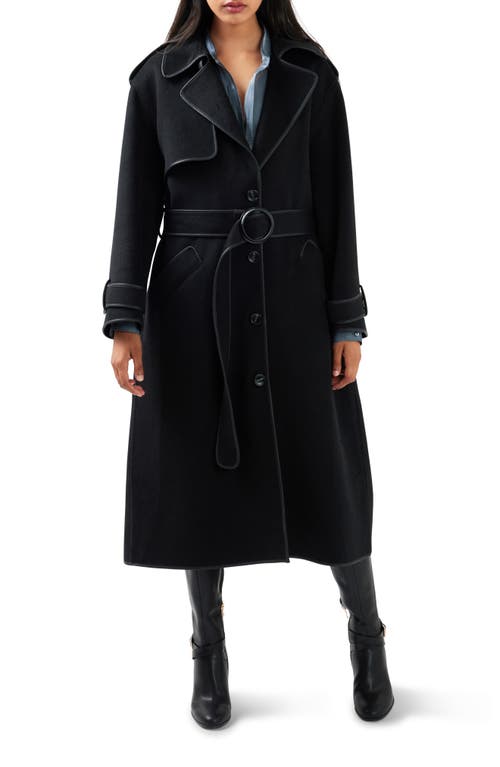 Belle & Bloom Million Reasons Belted Coat In Black