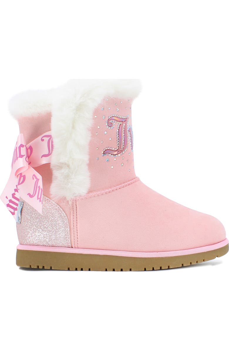 Juicy Couture Kids' Cozy Boot with Faux Fur Trim, Alternate, color,