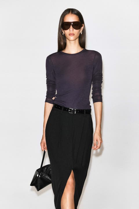 Slim Merino Wool Top