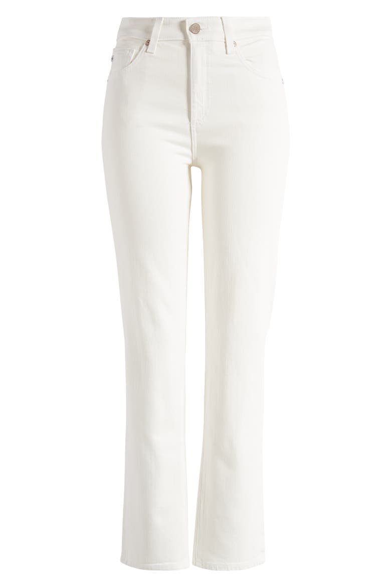 Saige High Waist Straight Leg Jeans, Alternate, color, MODERN WHITE