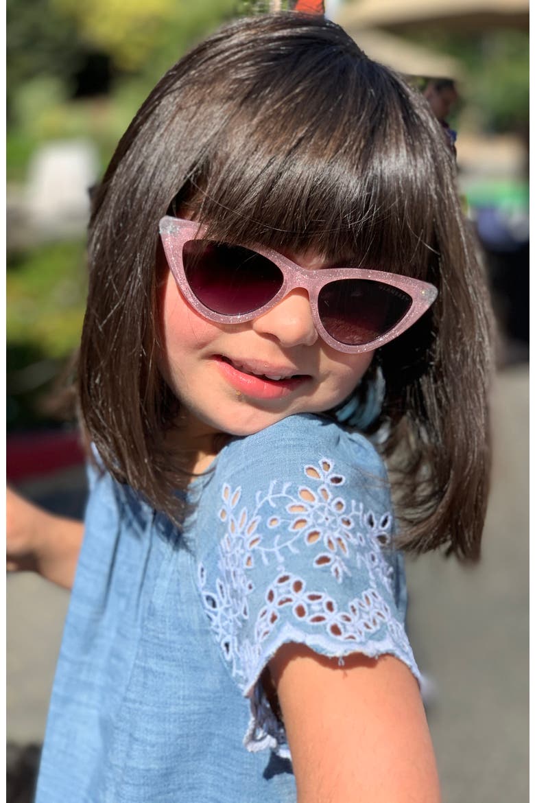 Laila Cat Eye Sunglasses, Alternate, color, MEDIUM PINK