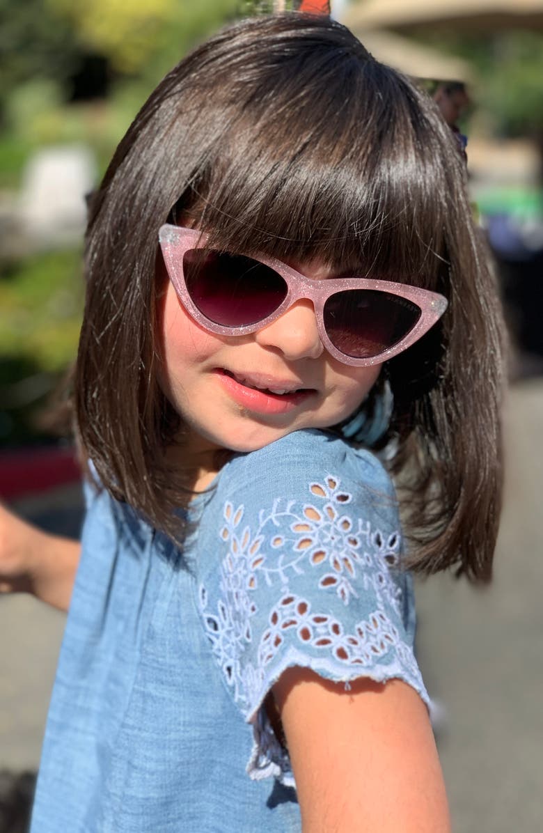 GlamBaby Laila Cat Eye Sunglasses, Alternate, color, 