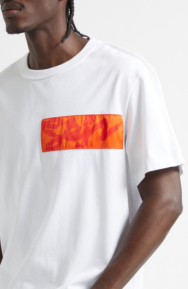 Séfr Label Cotton T-Shirt, Alternate, color, Contrast White
