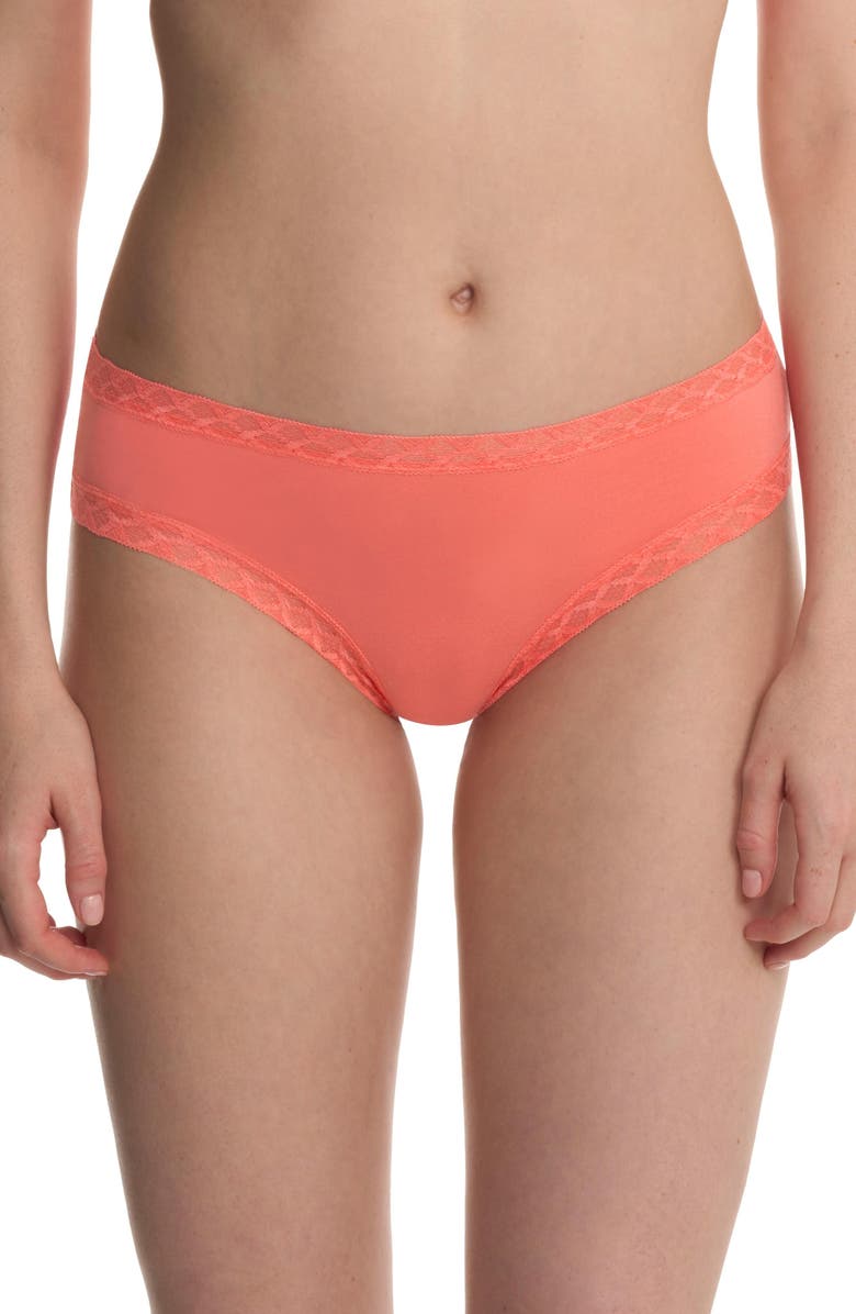 Natori Bliss Cotton Girl Brief 3-Pack, Alternate, color, Prple Prl/Neon Coral/Twlght Hz
