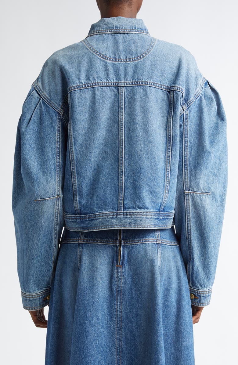 Ulla Johnson The Cosette Denim Trucker Jacket, Alternate, color,