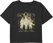 KPop Demon Hunters Girl's KPop Demon Hunters The Golden Girls Logo Graphic T-Shirt
