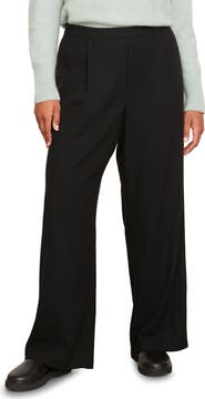 Vince Flannel Easy Pull-On Pants