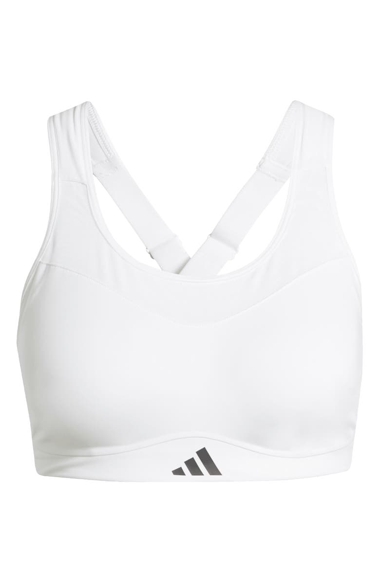 adidas TLRDIM HS Low Impact Sports Bra, Alternate, color, White