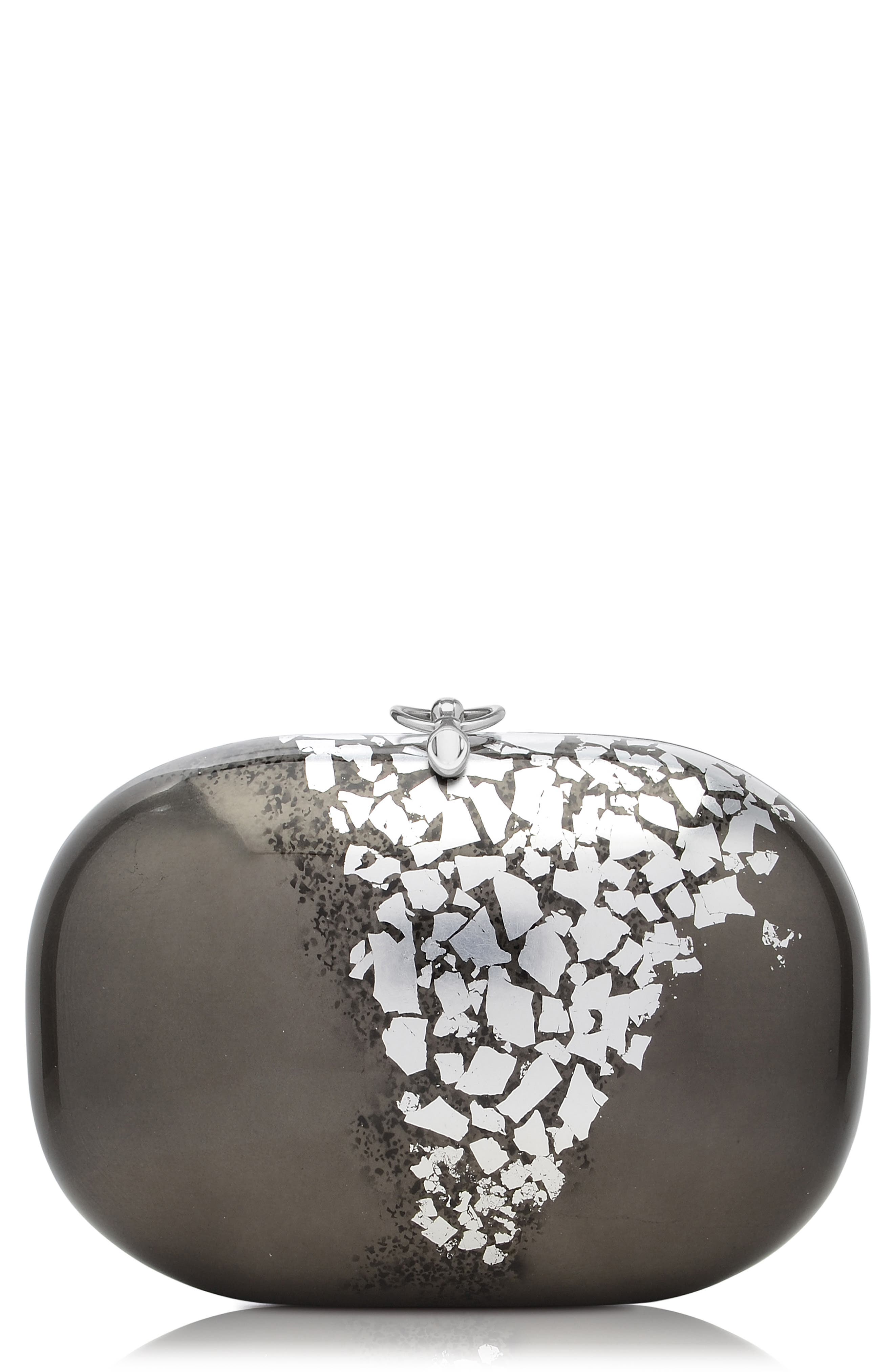 Jeffrey Levinson Elina Precious Metals Clutch, Main, color, 