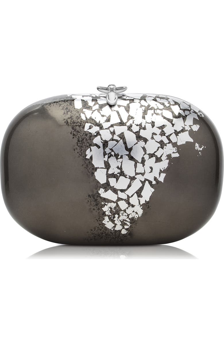 Jeffrey Levinson Elina Precious Metals Clutch, Main, color,