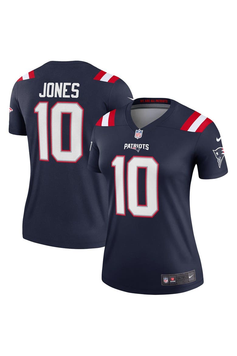 Women's Nike Mac Jones Navy New England Patriots Legend Jersey, Alternate, color, Navy