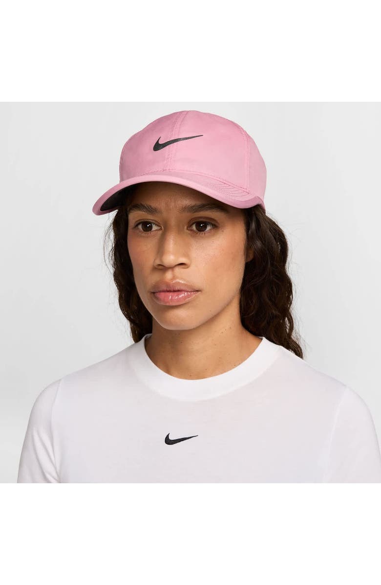 Nike Pink Featherlight Club Performance Adjustable Hat, Main, color,