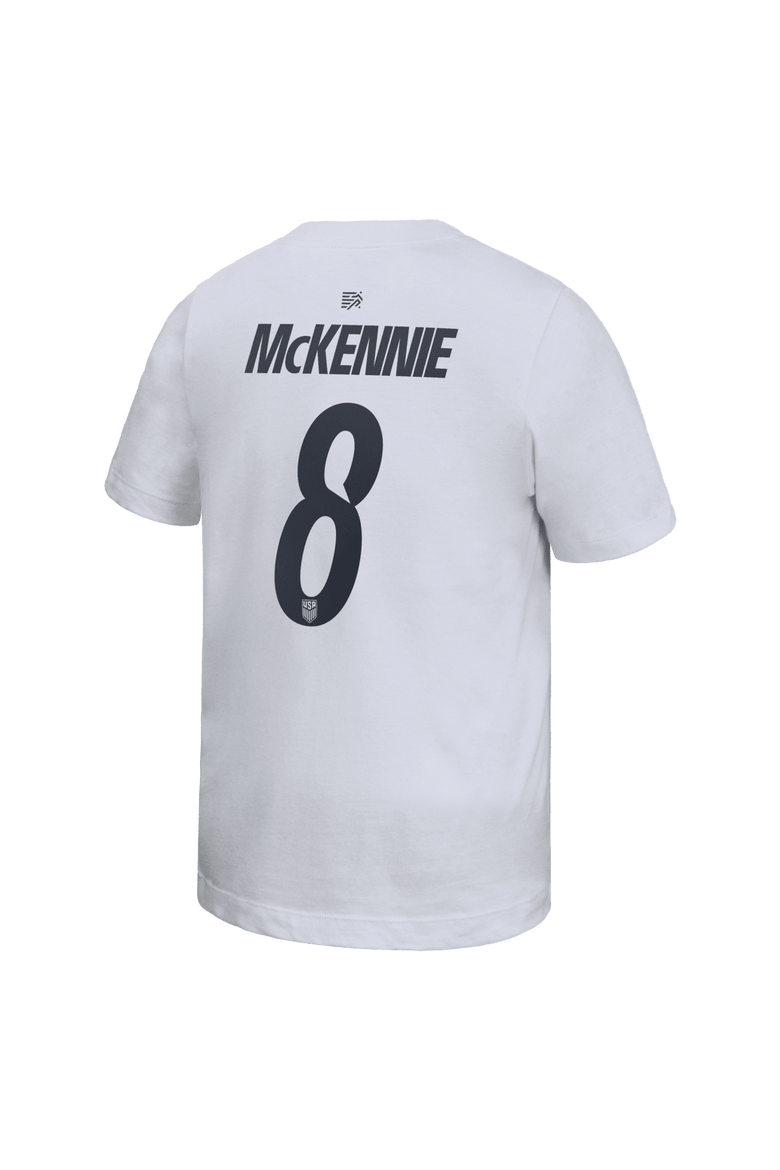Youth Nike Weston McKennie White USMNT Home Name & Number T-Shirt, Alternate, color, White