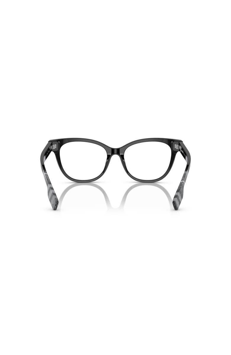 Burberry 53mm Cat Eye optical glasses, Alternate, color, Black