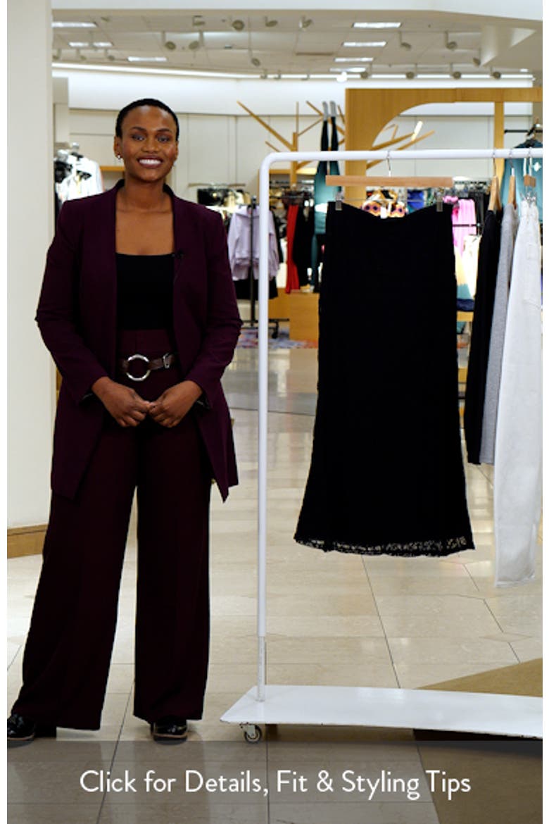 Sheer Lace Maxi Skirt video
