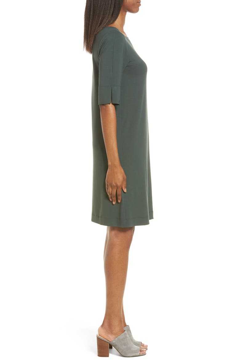 Jersey Shift Dress, Alternate, color, BALSAM