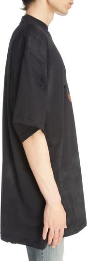 Balenciaga Crypto Logo Oversize Graphic T-Shirt | Nordstrom
