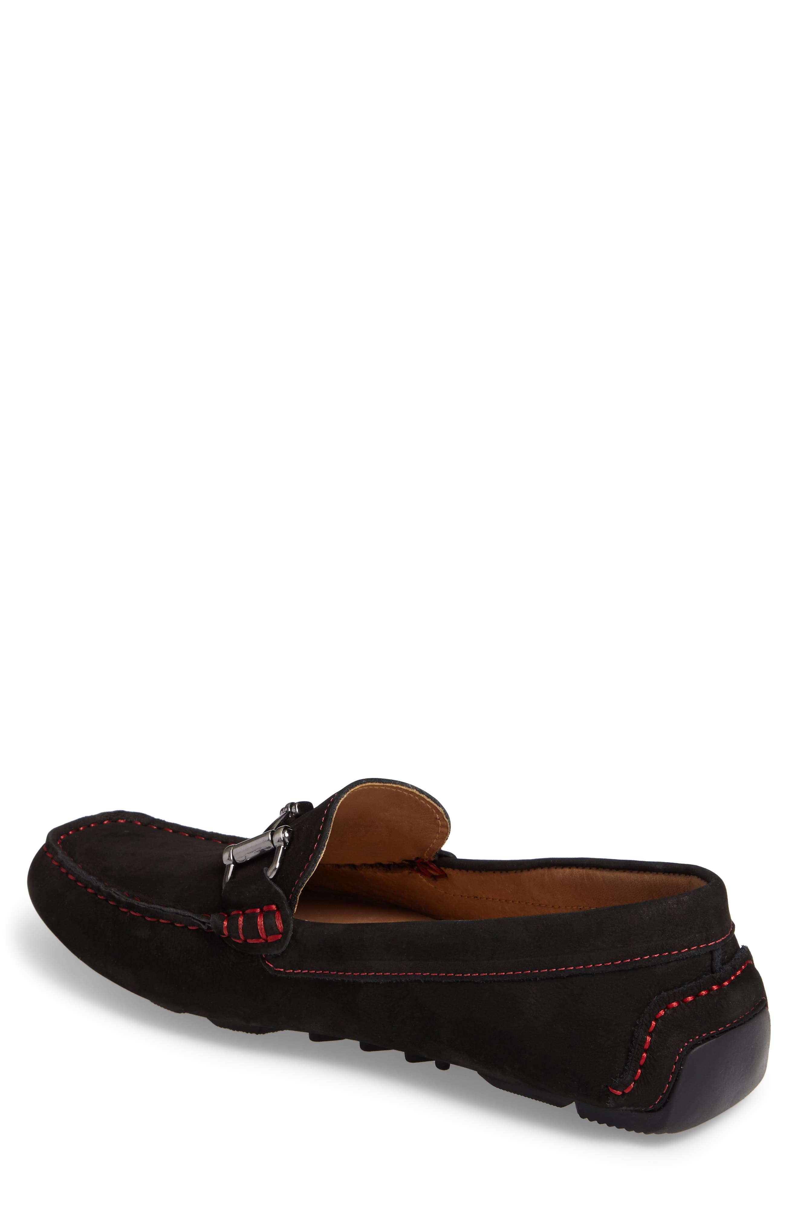 Marco Driving Shoe, Alternate, color, BLACK NUBUCK