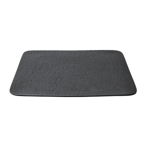 Villeroy & Boch Manufacture Rock Square Serving/gourmet Plate In Black