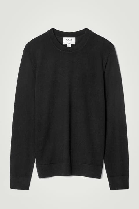 Slim Merino Wool Crew-Neck Sweater