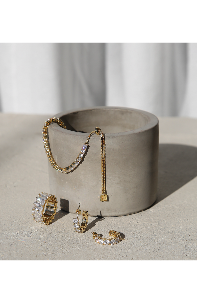 Rachelment Essential Tennis Bracelet, Alternate, color, Gold