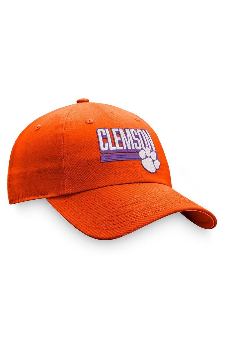 TOP OF THE WORLD Men's Top of the World Orange Clemson Tigers Slice Adjustable Hat, Alternate, color, Green