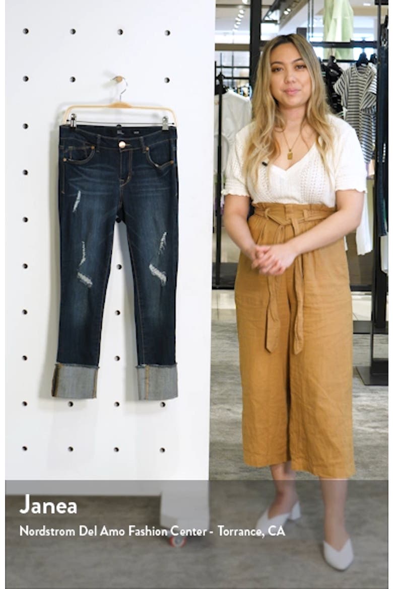 Distressed Roll Cuff Jeans video