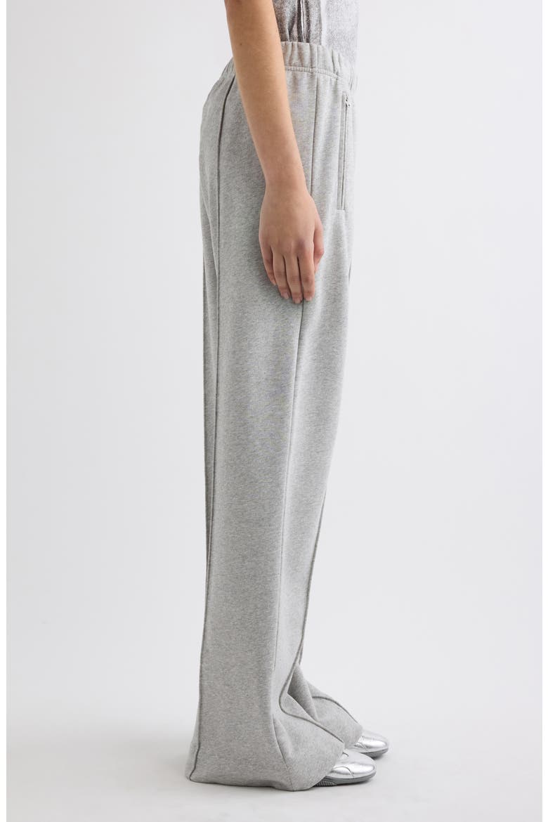 Cotton Fleece Sweatpants, Alternate, color, GREY MELANGE