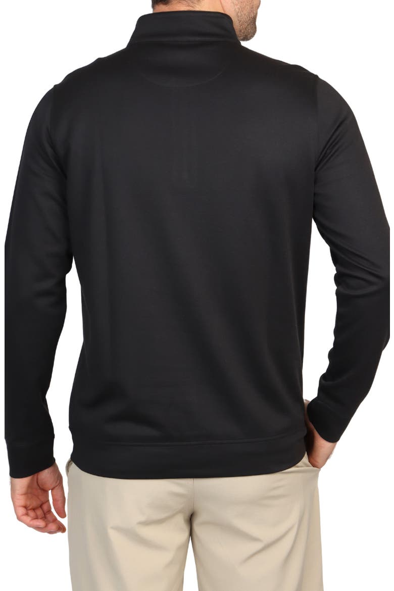 Modal Blend Quarter Zip Pullover, Alternate, color, BLACK